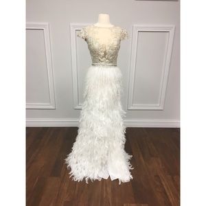 white reception dress  -  Mac Duggal #62509